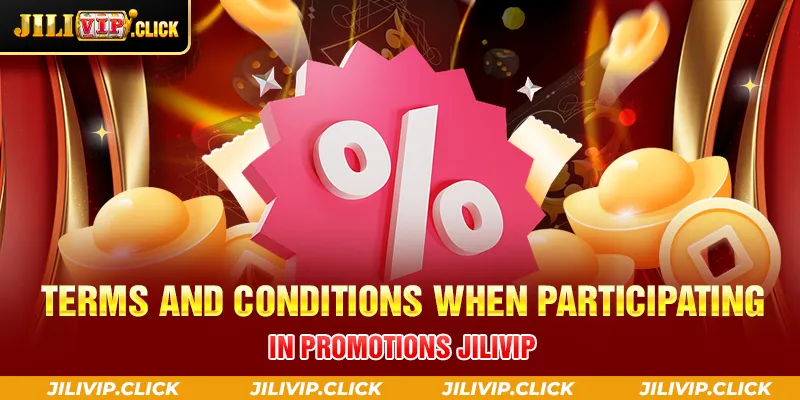TERMS AND CONDITIONS WHEN PARTICIPATING IN PROMOTIONS JILIVIP
